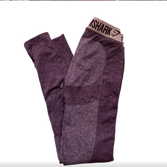 Gymshark Ruby Marl Flex Leggings Size XS Butt Enhancement Pink - Picture 5 of 7